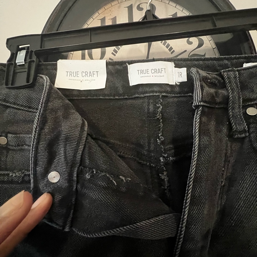 True Craft- high rise slim crop jeans